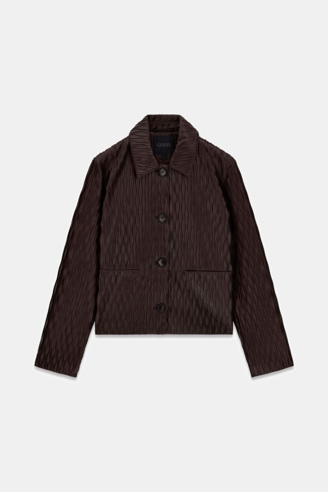Chaqueta de cuero sintético