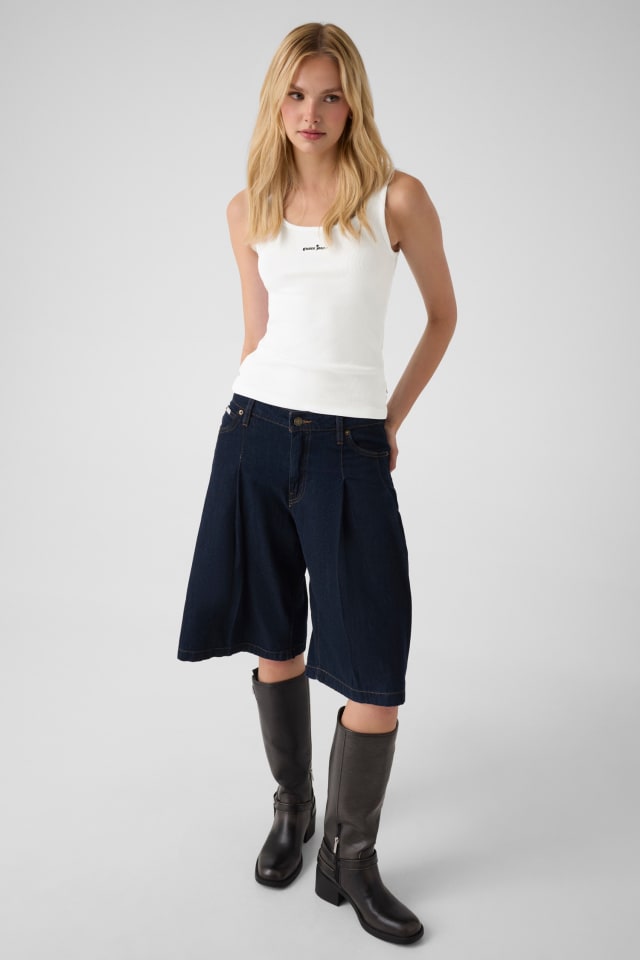 Tanktop mit gesticktem Logo