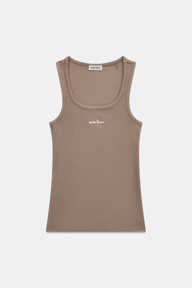 Top con logo bordado