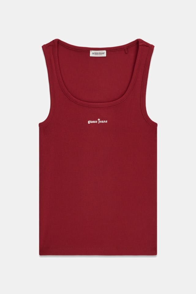 Top con logo bordado