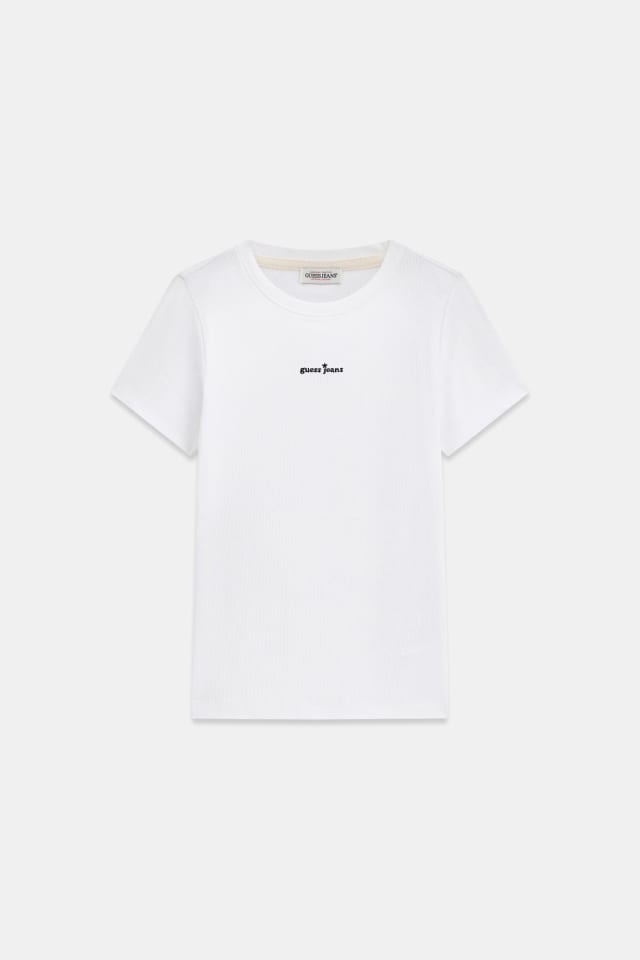 T-shirt com logo bordado