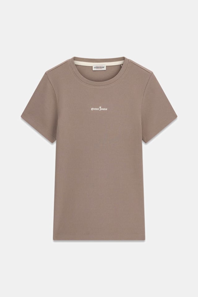 T-shirt com logo bordado