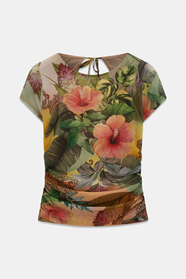 Top estampado