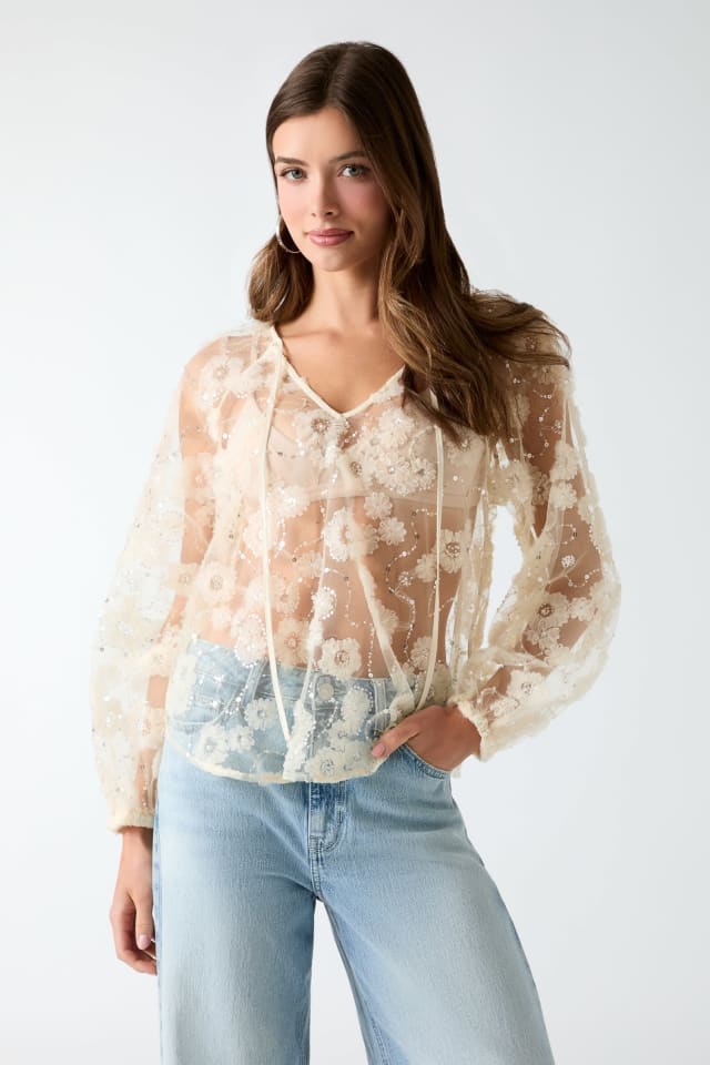 Blusa de lentejuelas