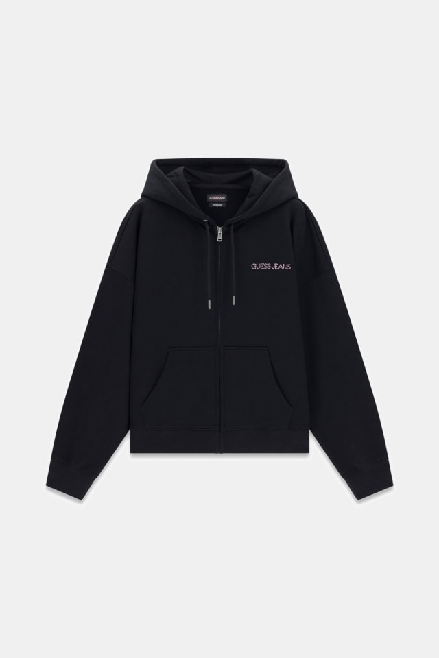 Sweatshirt com pedras de strass