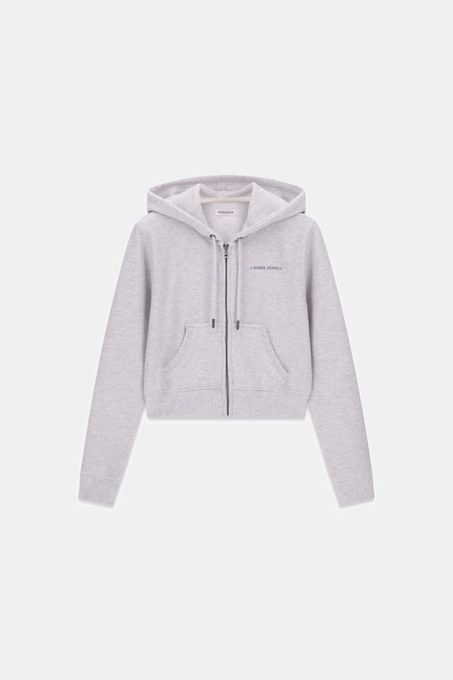 Sweatshirt de algodão waffle
