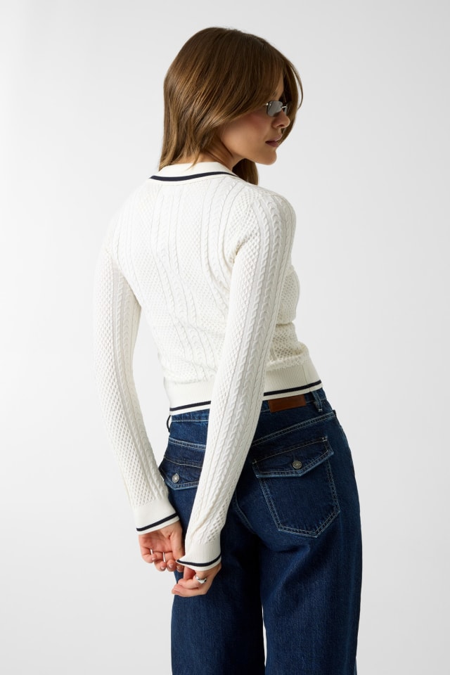 Pullover mit Reißverschluss