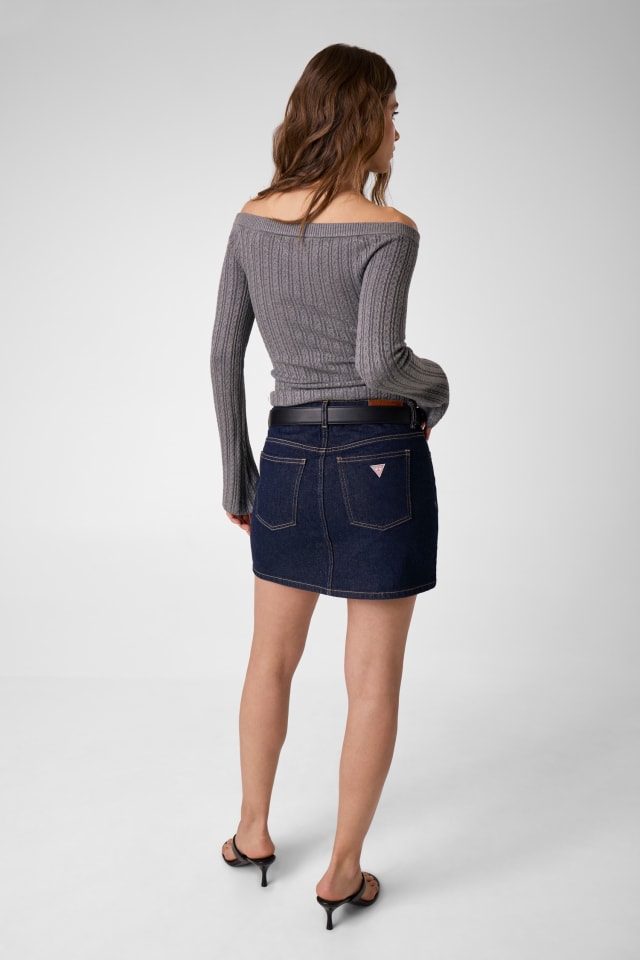 Schulterfreier Pullover
