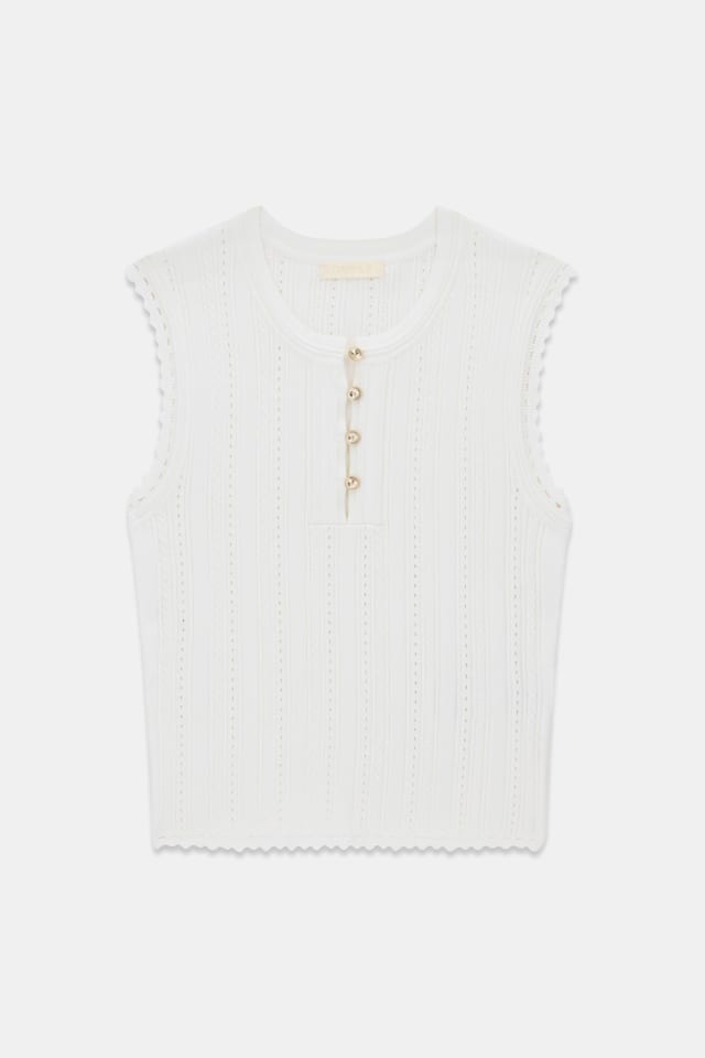 Top em mistura de viscose