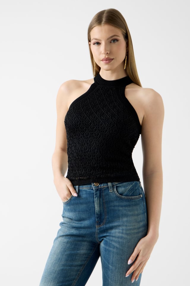 Halter-Neck-Pullover
