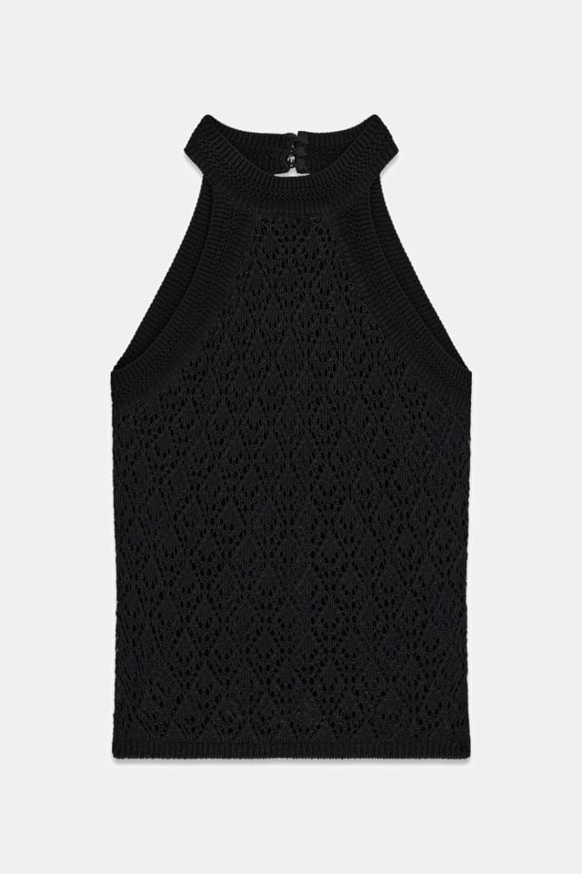 Suéter con cuello halter