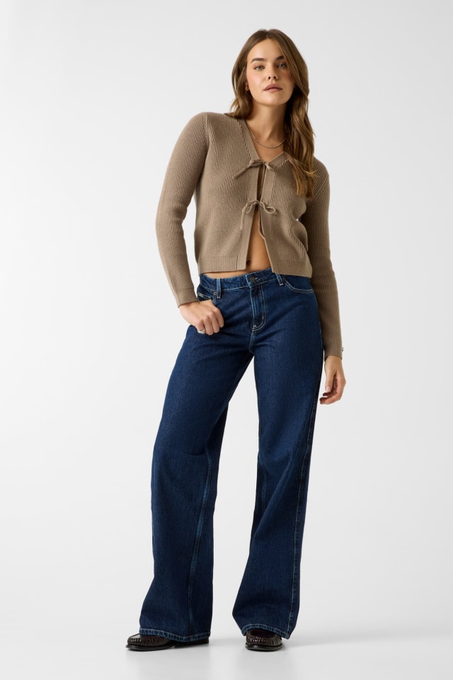 Cardigan mit Bändern