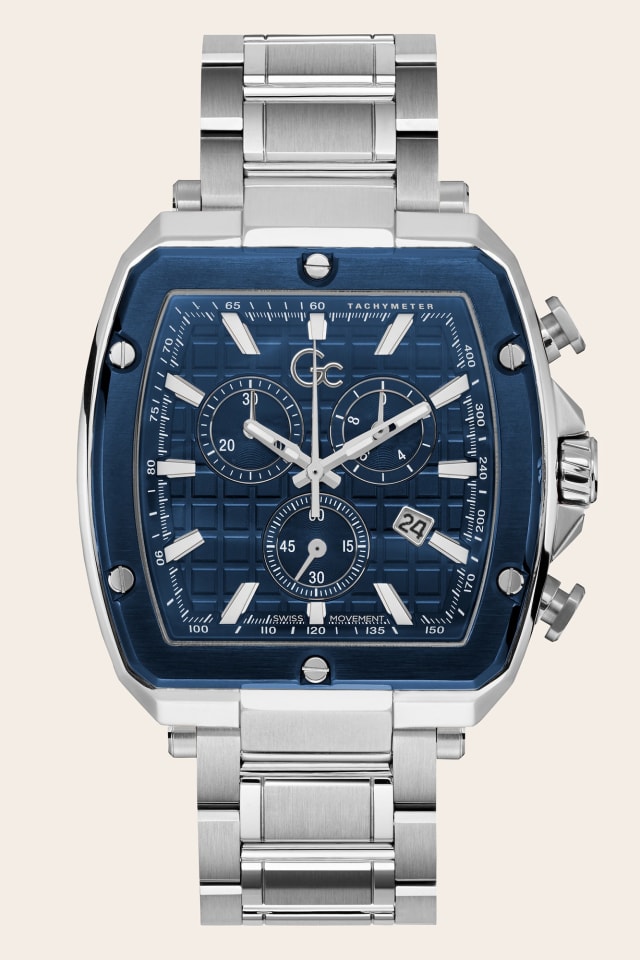 Reloj GC con cronógrafo de acero