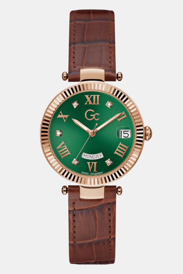Zegarek GC z chronografem na skórzanym pasku