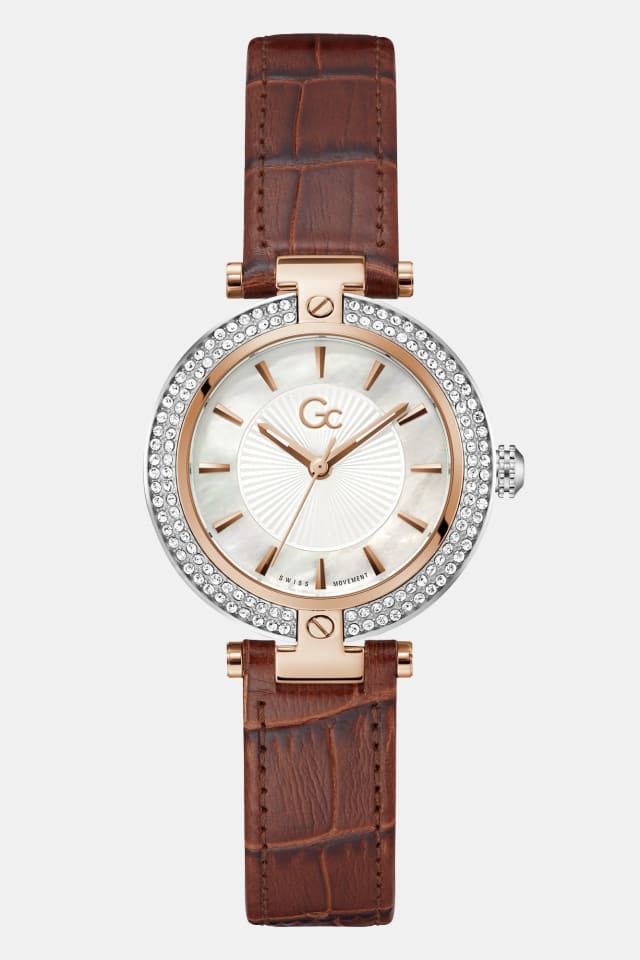 Reloj GC analógico de cuero