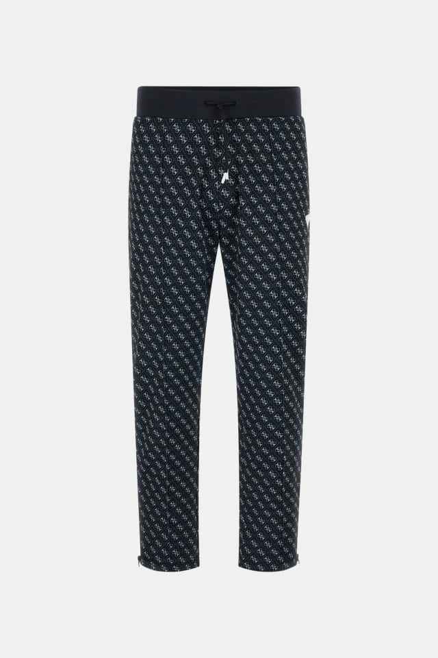 Calças jogger logo all over