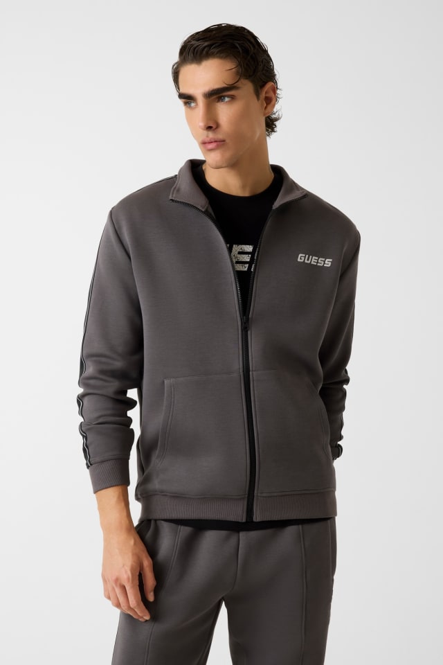 GUESS® Yan logo sweatshirt Erkek