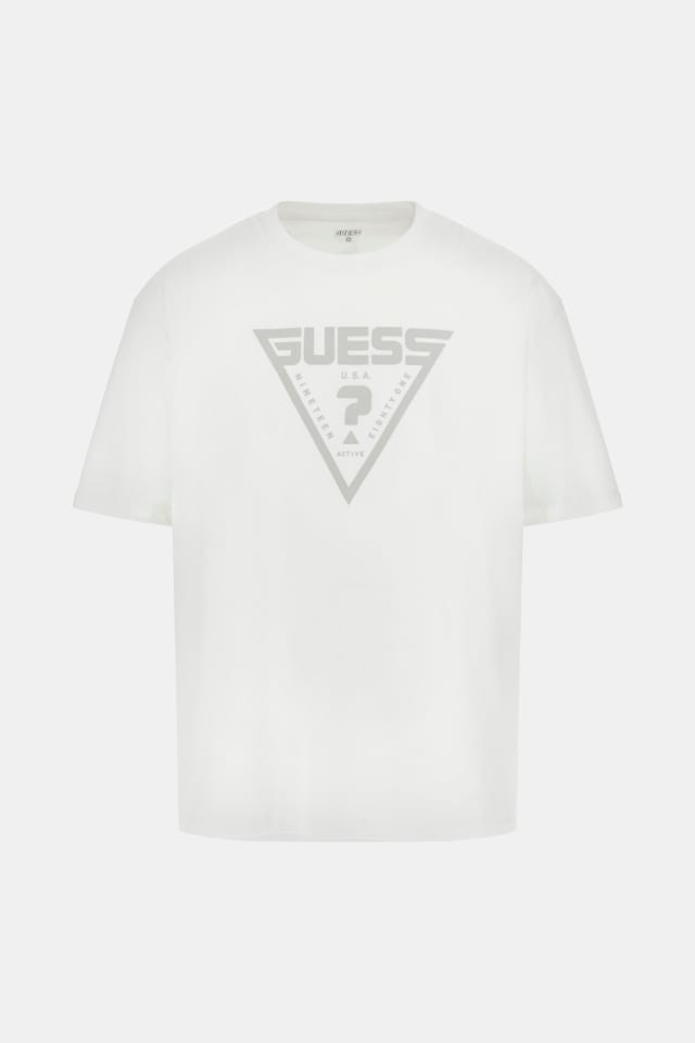 Camiseta com logo triangular