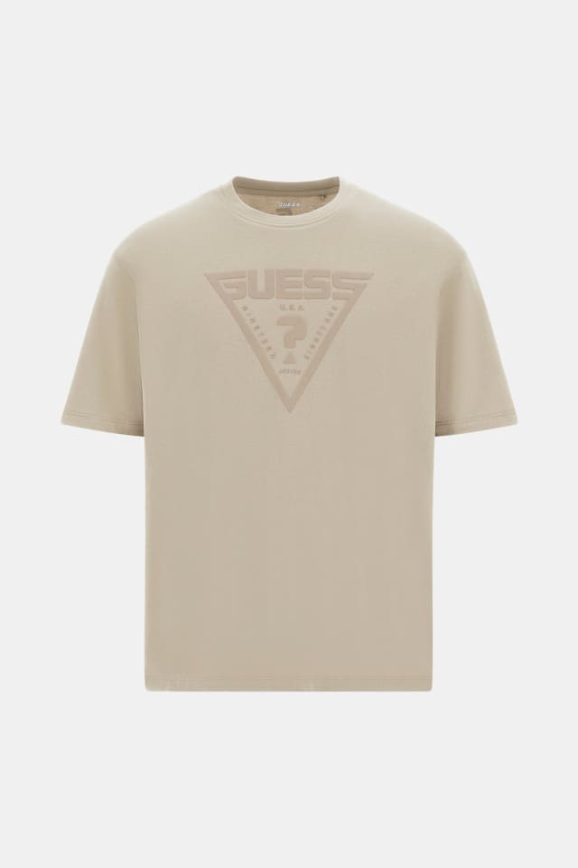 Camiseta con logotipo de triángulo