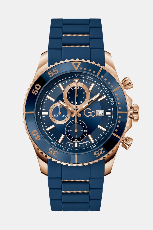 Reloj GC multifunción de cuarzo, de silicona