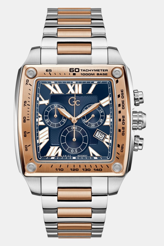 Reloj GC analógico de acero inoxidable 45 mm