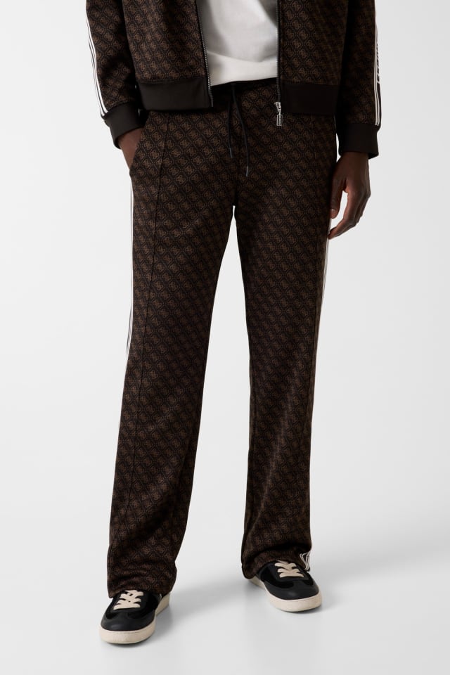 Pantalones deportivos de pierna recta