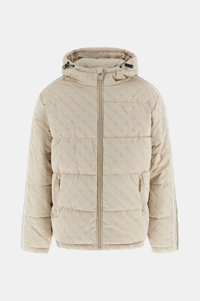 Casaco puffer com capuz 4G