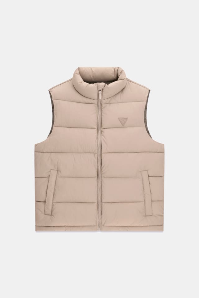 Colete tipo puffer acolchoado