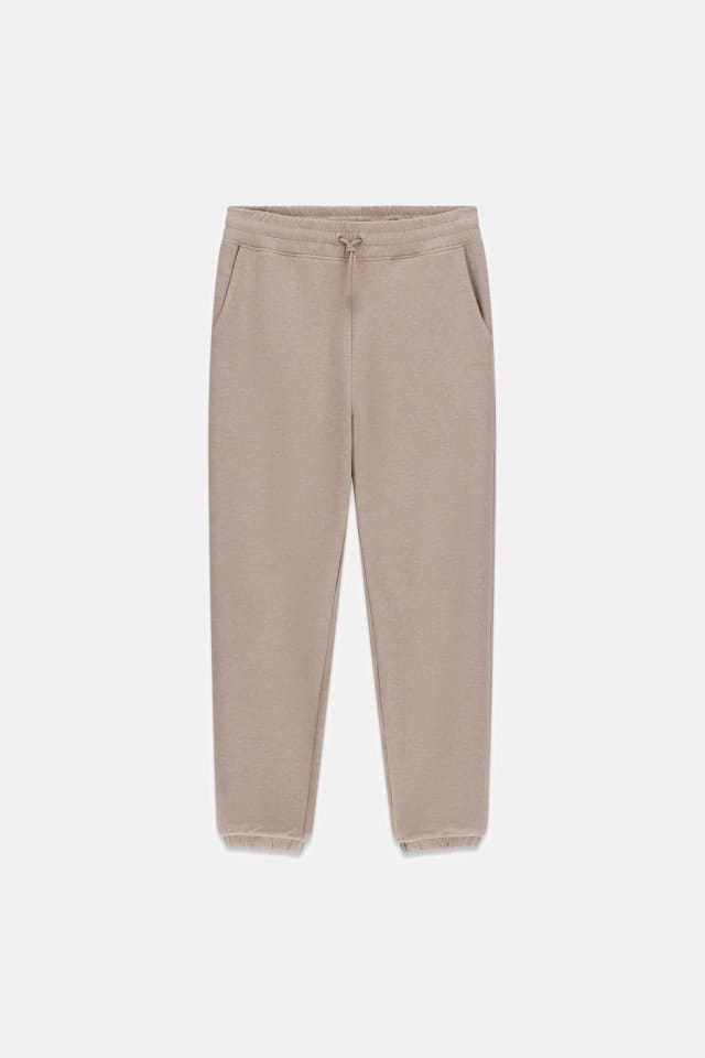 Calças jogger em mistura de Algodão