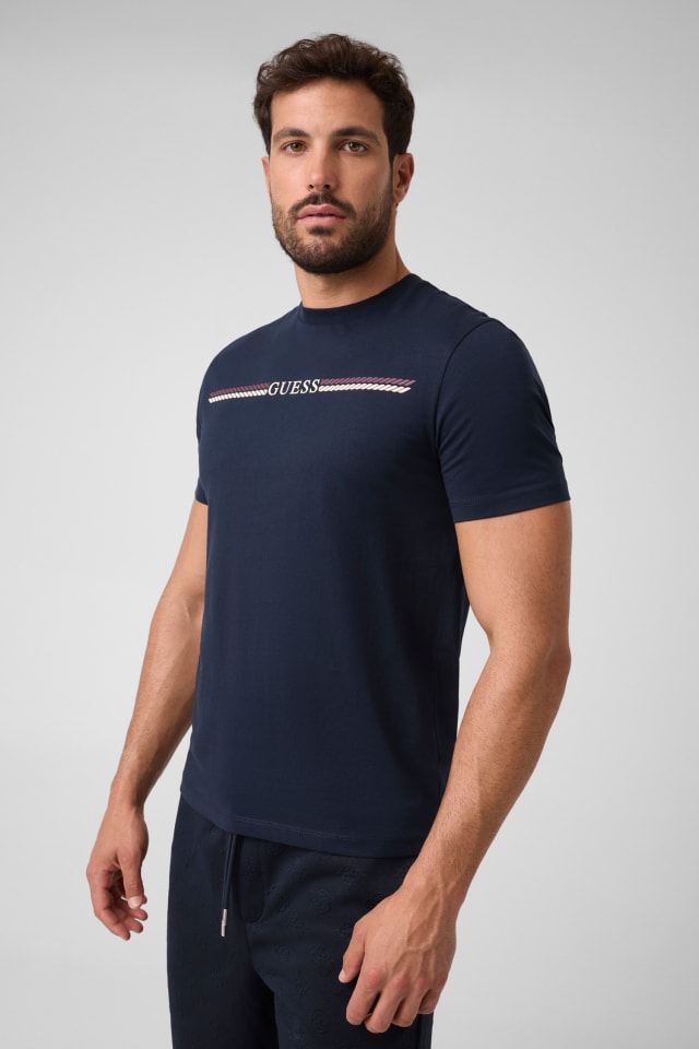 T-shirt con logo stampato
