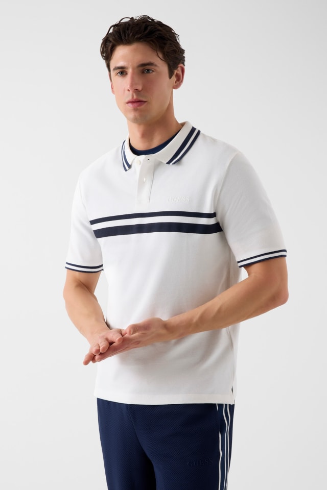 Gestreepte polo