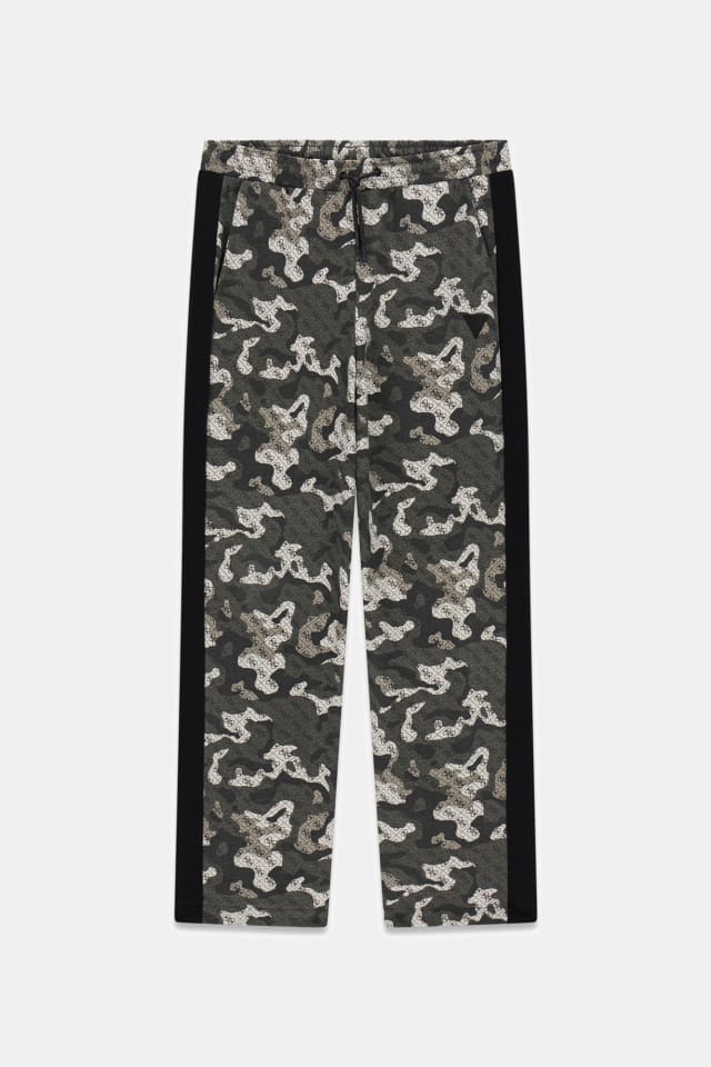 Pantalones rectos de pierna Straight Leg con estampado de camuflaje