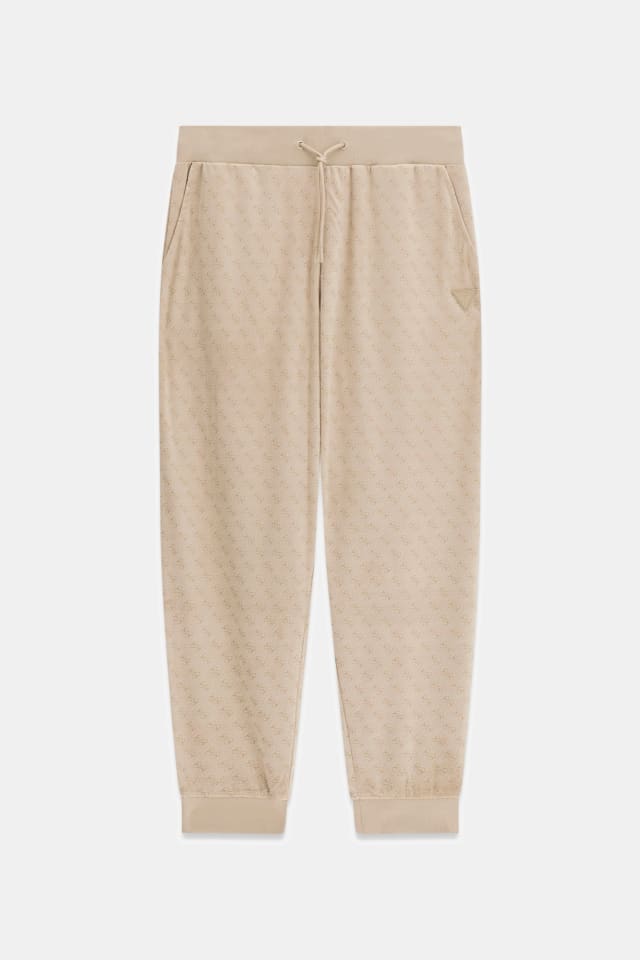 Pantalones con puño y logo