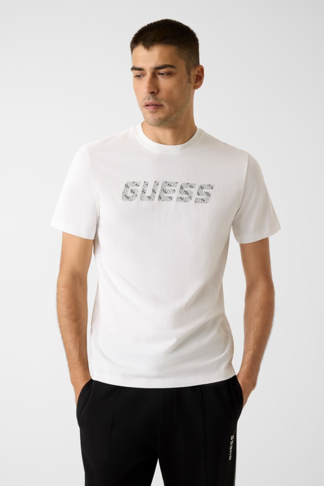 s*6様 house on the hill 90tops GUESS® Baskılı logolu tişört Erkek