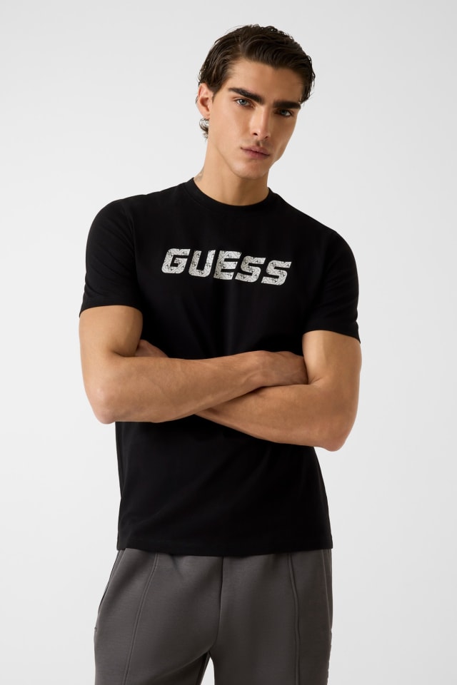 T-shirt med trykt logo