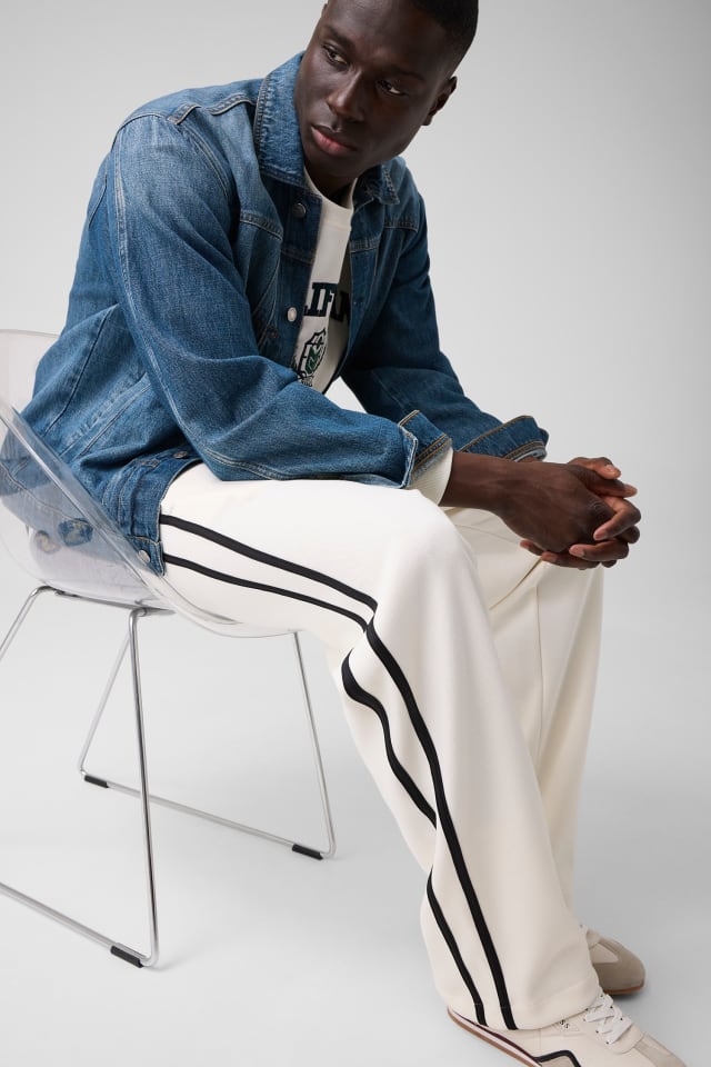 Joggers avec bandes lat&eacute;rales