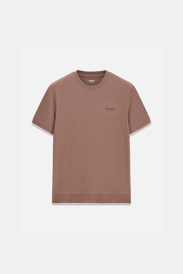 Camiseta de mezcla de algodón