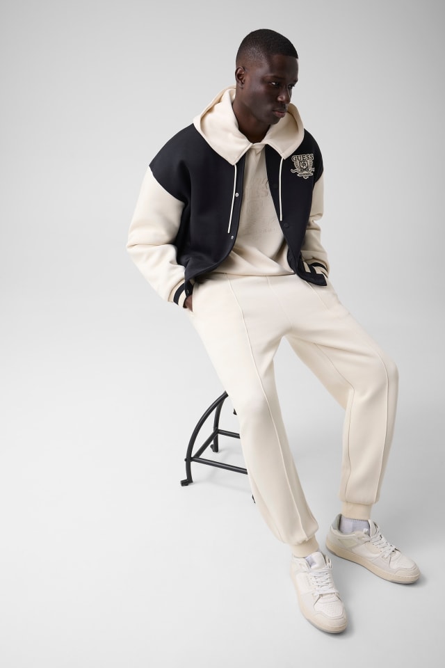 Chaqueta bomber con logo