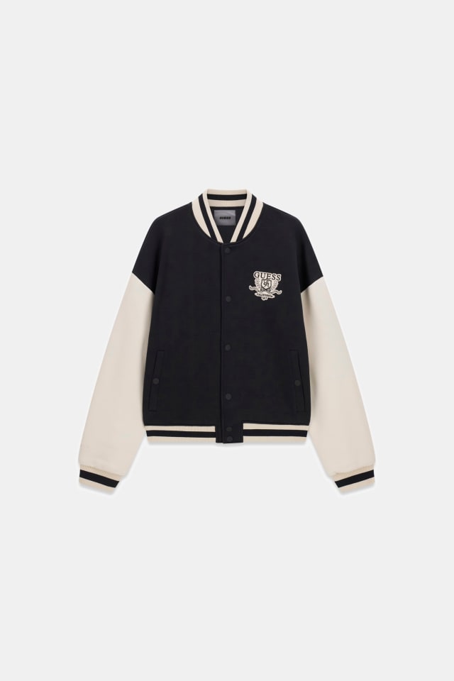 Jaqueta bomber com logo
