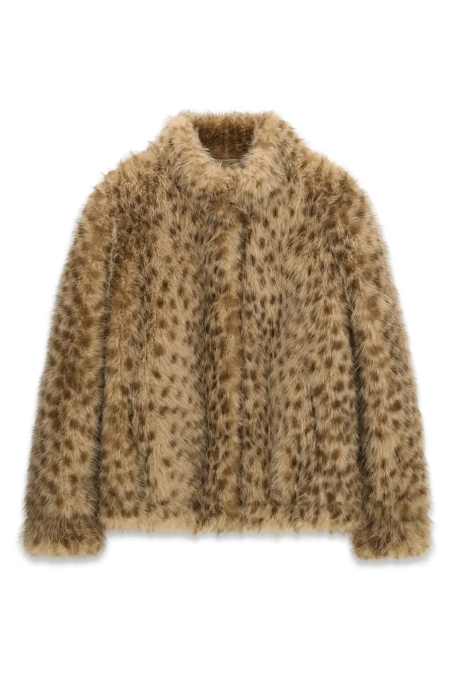 Chaqueta de piel sintética