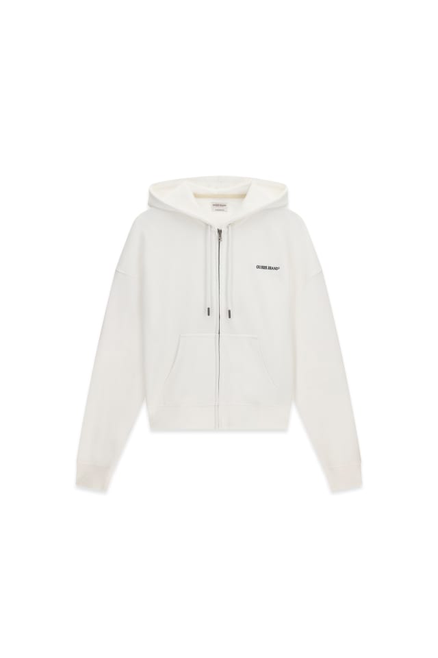 Felpa con cappuccio e zip intera