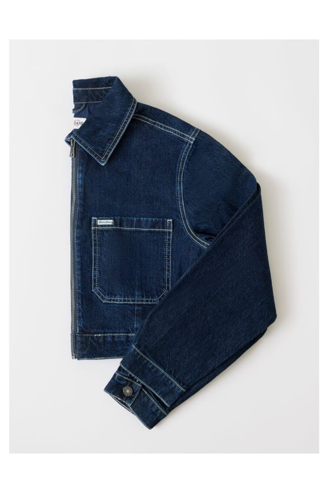 Cropped Denimjacke