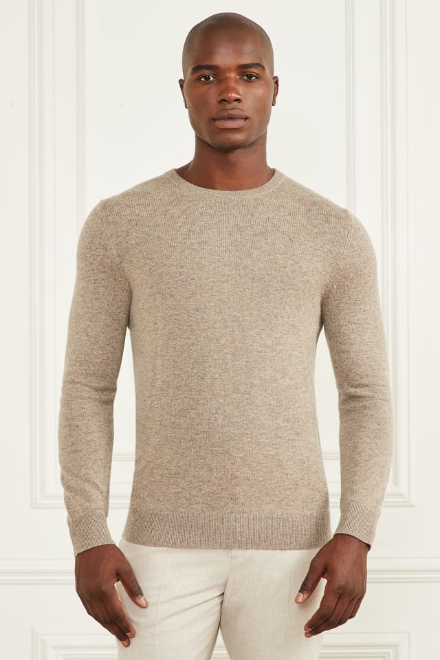 【ベージュ(F0F8)】GUESS ニット (M)LS Eco Arthur Knit Crew ゲス GUESS LS Eco Arthur Knit Crew （F0F8） -靴＆ファッション通販