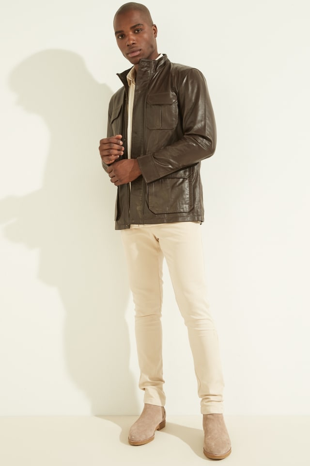 MARCIANO by GUESS® Leather Field Jacket