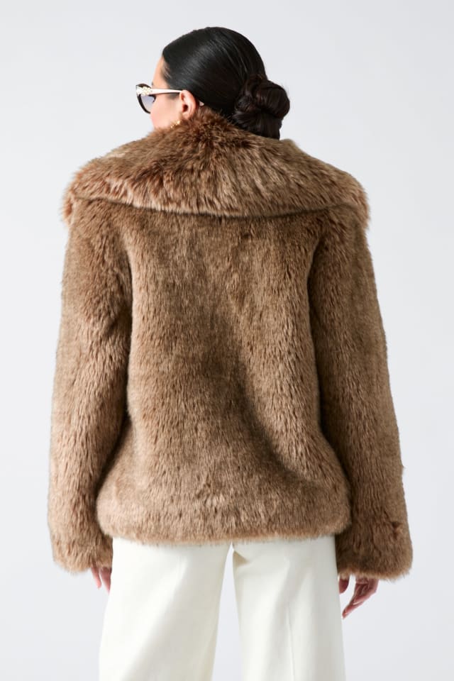 MARCIANO by GUESS® Duchesse Faux-Fur Jacket