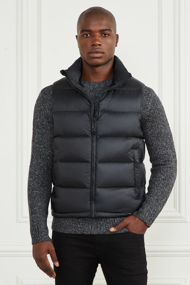 あっちゃんneighborhood Checker Down Vest NEIGHBORHOOD NEIGHBORHOOD x Nanga Tactical Down Vest - Black