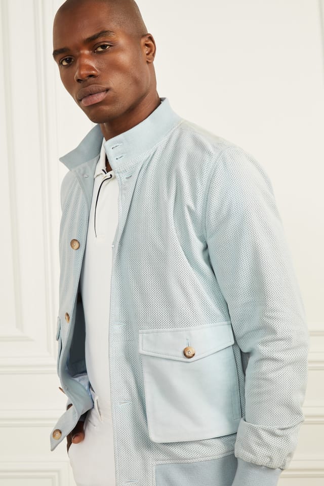 MARCIANO by GUESS® Suede Flight Jacket