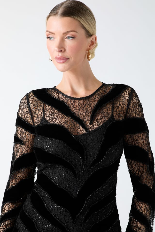 marciano black lace dress MARCIANO BY GUESS MEI LACE DRESS JET BLACK | Online Outlet