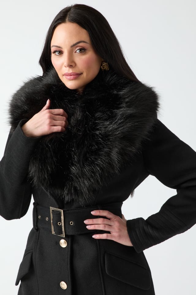 MARCIANO by GUESS® Loreta Wool-Blend Coat