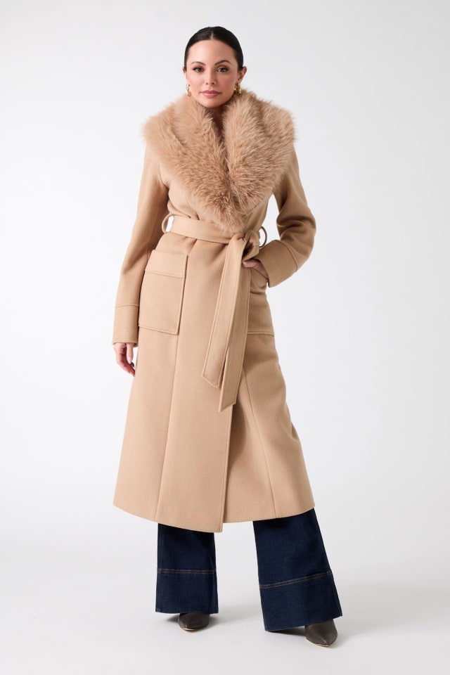 MARCIANO by GUESS® Charlize Wool-Blend Coat